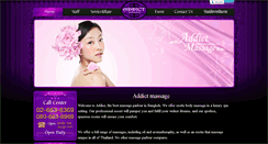 Desktop Screenshot of addictmassagebkk.com